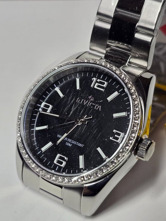 Invicta Specialty Unisex Watch w/ Mother of Pearl Dial 38mm Steel, Black (50134) main image 10
